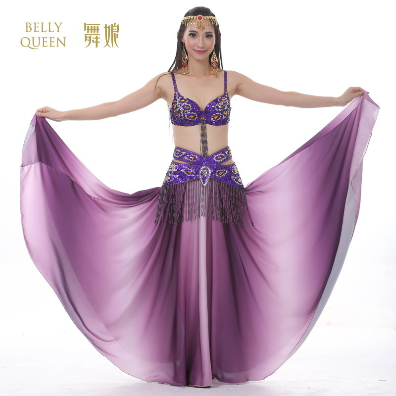 Dancewear Polyester Belly Dance Performance Costumes For Women More Colors